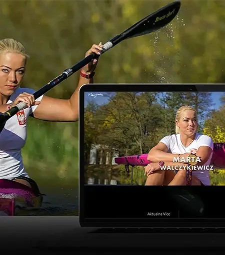 Strona WWW dla medalistki olimpijskiej Marty Walczykiewicz